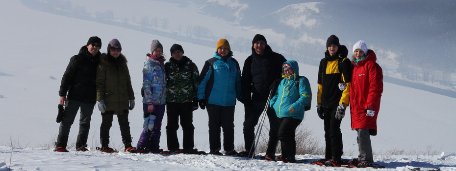 Зимний семейный снегоступный маршрут по экологическим тропам