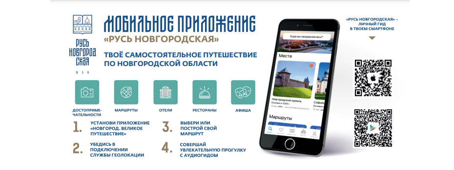 Мобильное приложение для самостоятельных путешествий «Русь Новгородская»